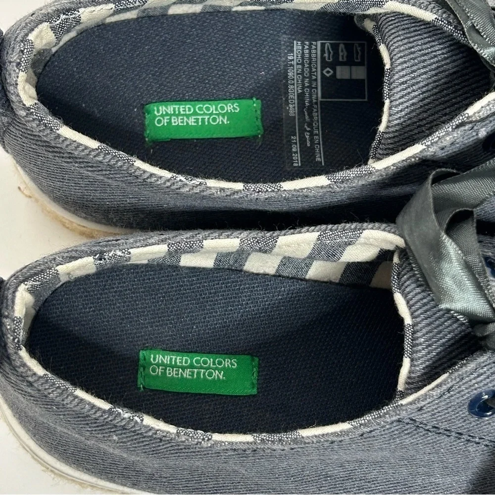 United Colors of Benetton Denim Platform Espadrilles